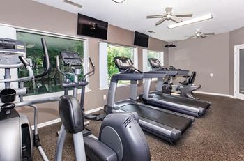 Fitness center with cardio equipment